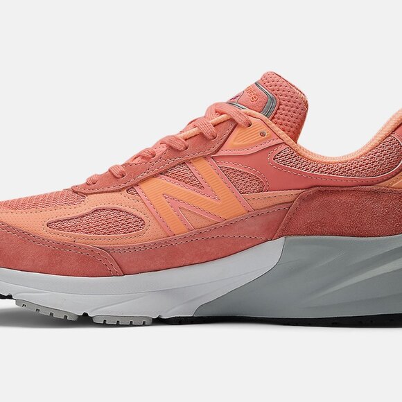 New Balance 990 v6 Mens Size 7.5 Womens 9 Made in USA Salmon U990SR6 Shoes NEW - Picture 2 of 11